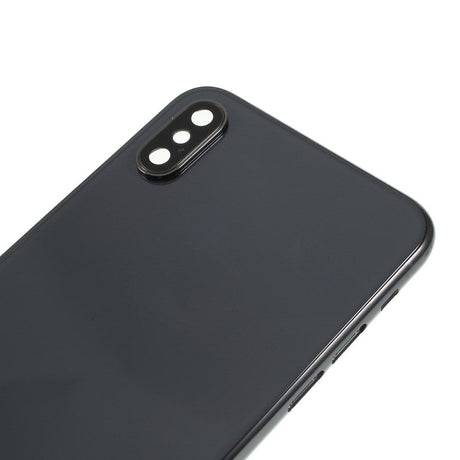 Pièce compatible Châssis Coque arrière iPhone Xs Noir