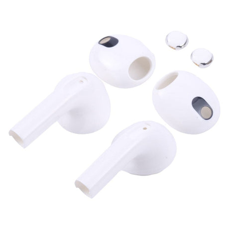 Livraison gratuite Châssis Coques écouteur gauche et droite AirPods (3ème génération) Blanc 6 Pièces