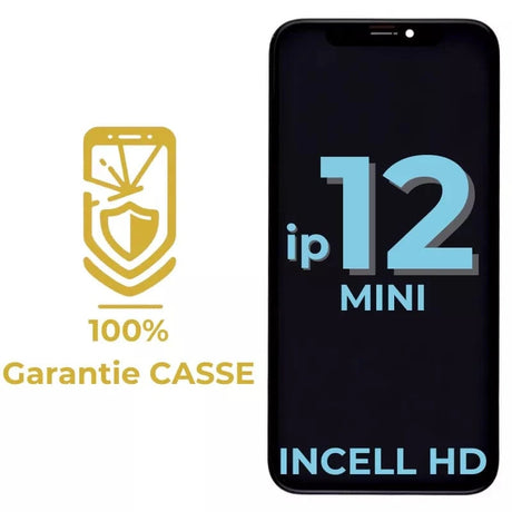 Livraison gratuite Écrans Écran complet Incell HD + Garantie Casse iPhone 12 Mini