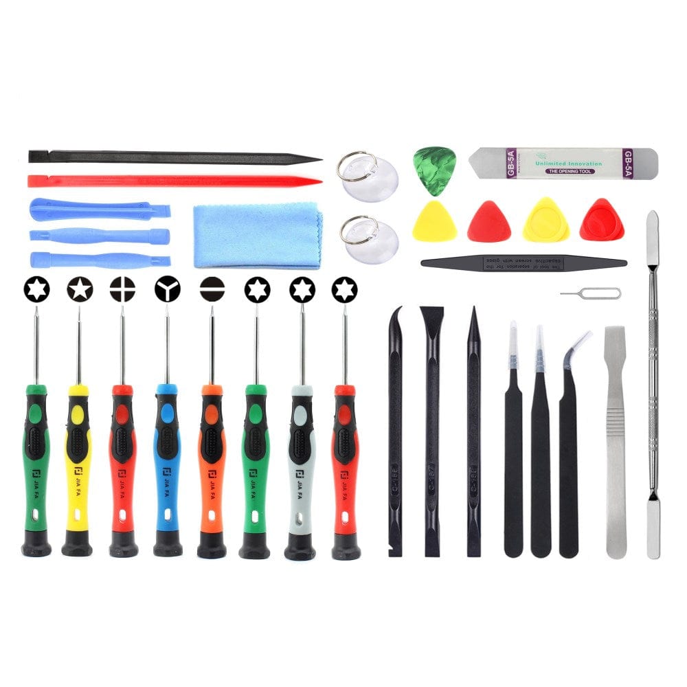 Livraison gratuite JF-8136 Kit d’Outils de Réparation 32-en-1 - Tournevis, Leviers, Pinces