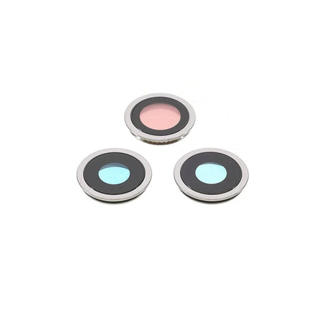 Pièce compatible Caméras Lentilles caméra arrière + contours iPhone 11 Pro Max Blanc