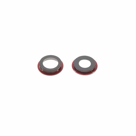 Pièce compatible Caméras Lentilles caméra arrière + contours iPhone 12 Mini Rouge