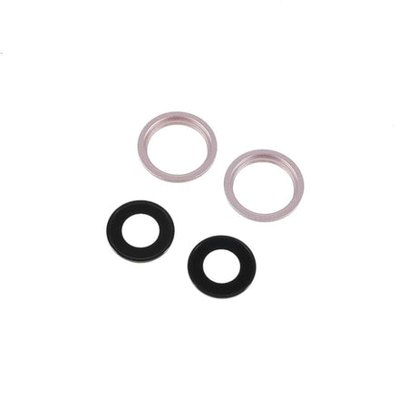 Pièce compatible Caméras Lentilles caméra arrière + contours iPhone 13 Rose