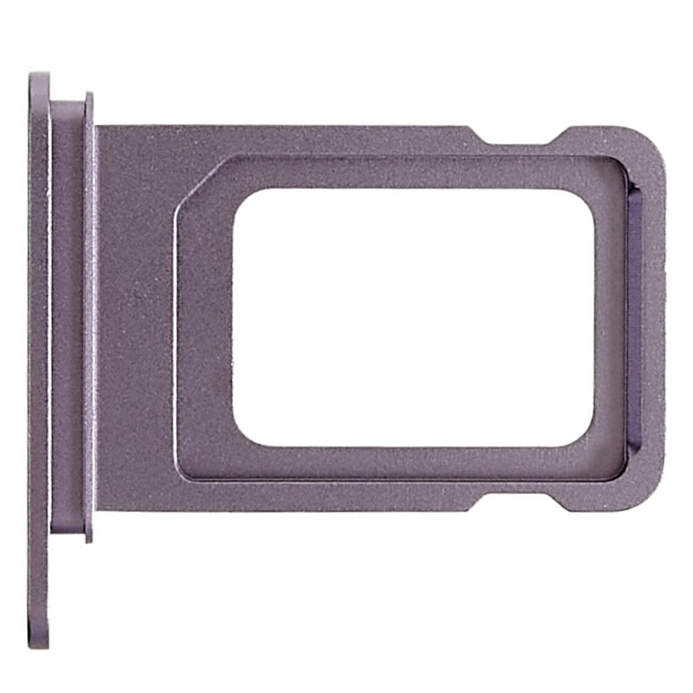 Pièce compatible Composants Tiroir SIM iPhone 14 Mauve