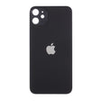 Pièce compatible Vitres arrières Vitre arrière (Adhésif) iPhone 11 Noir