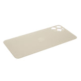 Pièce compatible Vitres arrières Vitre arrière (Adhésif) iPhone 11 Pro Gold (Version BIG HOLE)