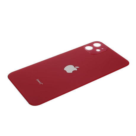 Pièce compatible Vitres arrières Vitre arrière (Adhésif) iPhone 11 Rouge