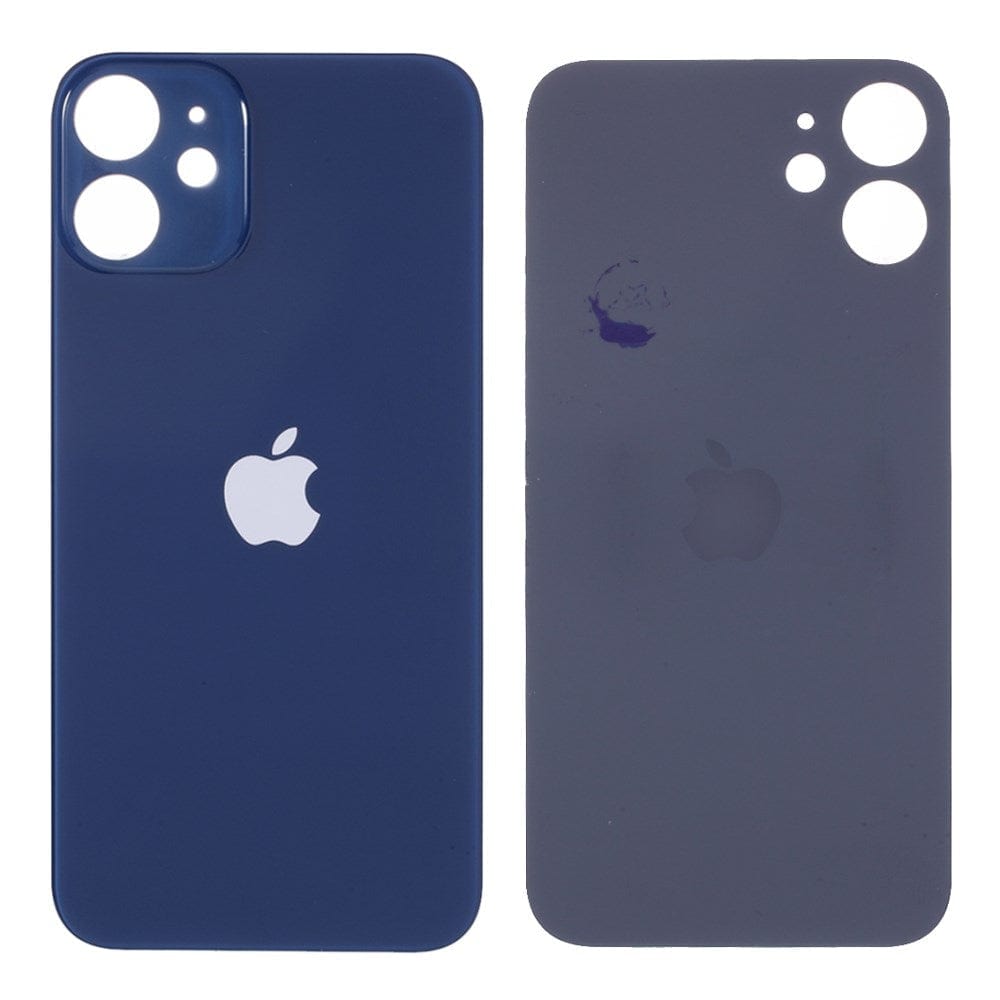 Pièce compatible Vitres arrières Vitre arrière (Adhésif) iPhone 12 Bleu