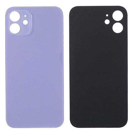 Pièce compatible Vitres arrières Vitre arrière (Adhésif) iPhone 12 Mauve