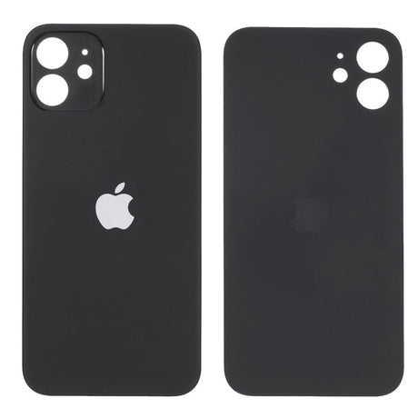 Pièce compatible Vitres arrières Vitre arrière (Adhésif) iPhone 12 Mini Noir