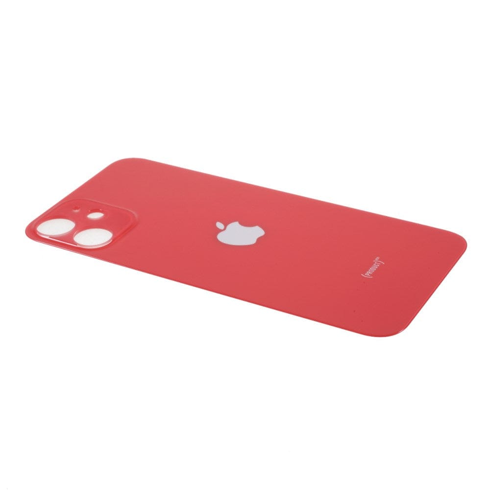 Pièce compatible Vitres arrières Vitre arrière (Adhésif) iPhone 12 Mini Rouge