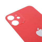 Pièce compatible Vitres arrières Vitre arrière (Adhésif) iPhone 12 Mini Rouge