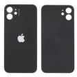 Pièce compatible Vitres arrières Vitre arrière (Adhésif) iPhone 12 Noir