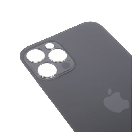 Pièce OEM Vitres arrières Vitre arrière (Adhésif) iPhone 12 Pro Graphite (Version BIG HOLE)