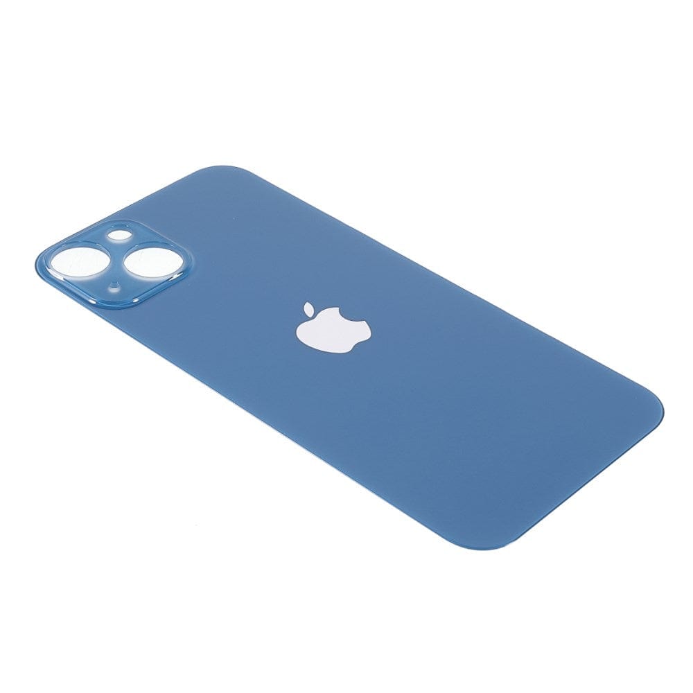 Pièce compatible Vitres arrières Vitre arrière (Adhésif) iPhone 13 Bleu