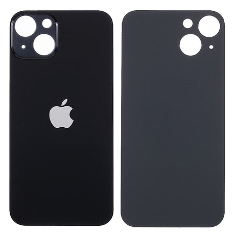 Pièce OEM Vitres arrières Vitre arrière (Adhésif) iPhone 13 Noir (Version BIG HOLE)