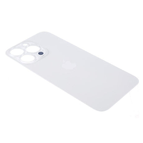 Pièce OEM Vitres arrières Vitre arrière (Adhésif) iPhone 13 Pro Blanc (Version BIG HOLE)