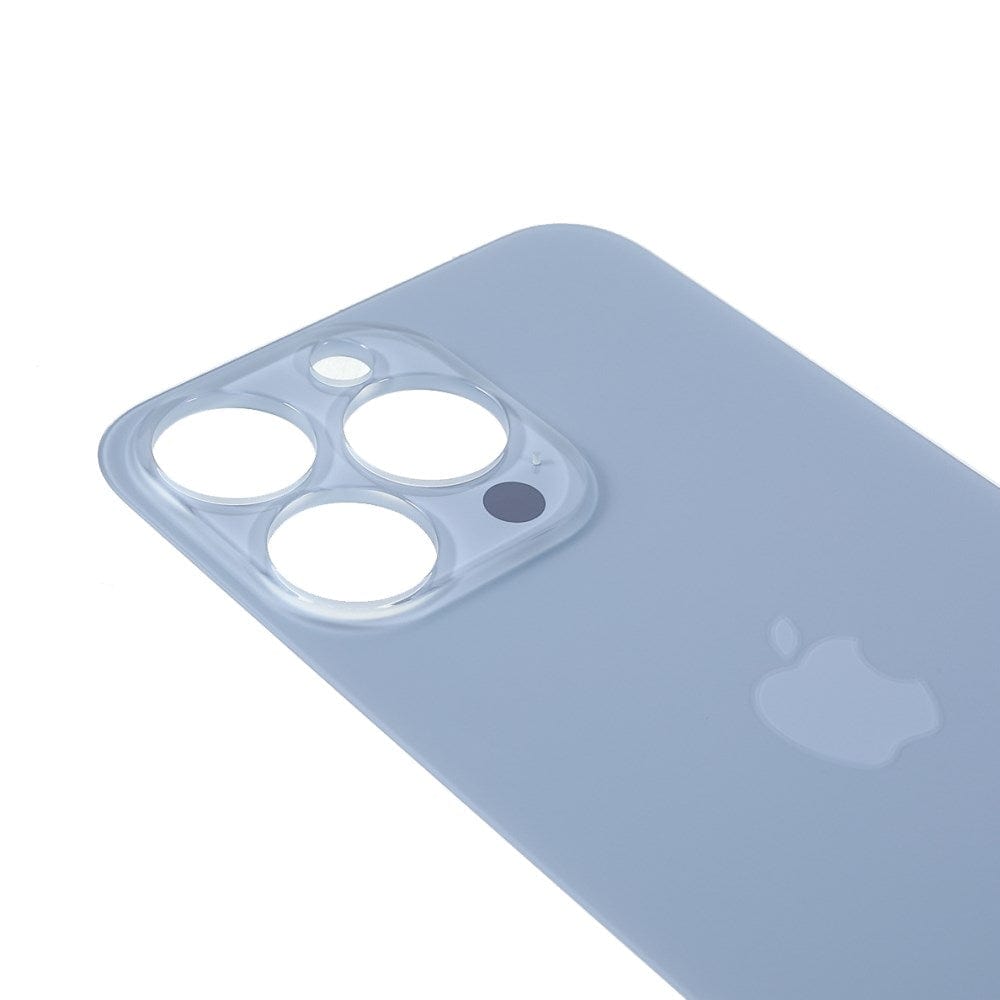 Pièce OEM Vitres arrières Vitre arrière (Adhésif) iPhone 13 Pro Bleu (Version BIG HOLE)