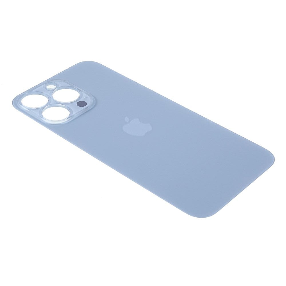 Pièce OEM Vitres arrières Vitre arrière (Adhésif) iPhone 13 Pro Bleu (Version BIG HOLE)