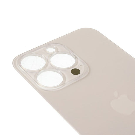 Pièce OEM Vitres arrières Vitre arrière (Adhésif) iPhone 13 Pro Gold (Version BIG HOLE)