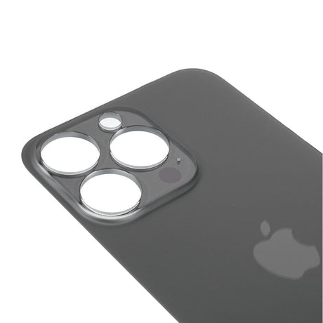 Pièce OEM Vitres arrières Vitre arrière (Adhésif) iPhone 13 Pro Noir (Version BIG HOLE)