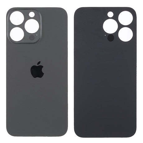 Pièce OEM Vitres arrières Vitre arrière (Adhésif) iPhone 13 Pro Noir (Version BIG HOLE)