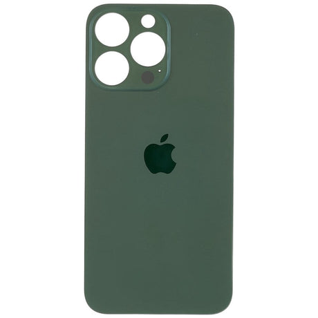 Pièce compatible Vitres arrières Vitre arrière (Adhésif) iPhone 13 Pro Vert (Version BIG HOLE)