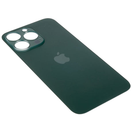 Pièce compatible Vitres arrières Vitre arrière (Adhésif) iPhone 13 Pro Vert (Version BIG HOLE)