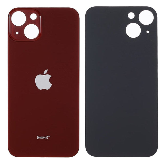 Pièce compatible Vitres arrières Vitre arrière (Adhésif) iPhone 13 Rouge