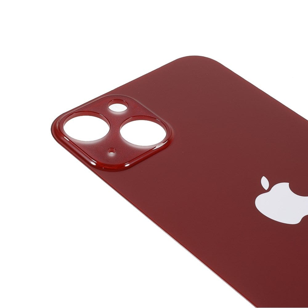 Pièce compatible Vitres arrières Vitre arrière (Adhésif) iPhone 13 Rouge