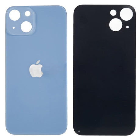 Pièce compatible Vitres arrières Vitre arrière (Adhésif) iPhone 14 Bleu