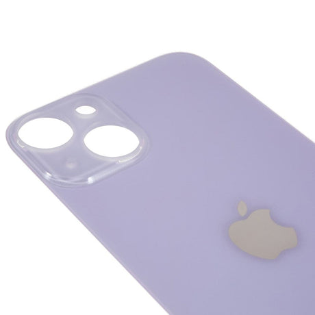 Pièce compatible Vitres arrières Vitre arrière (Adhésif) iPhone 14 Mauve