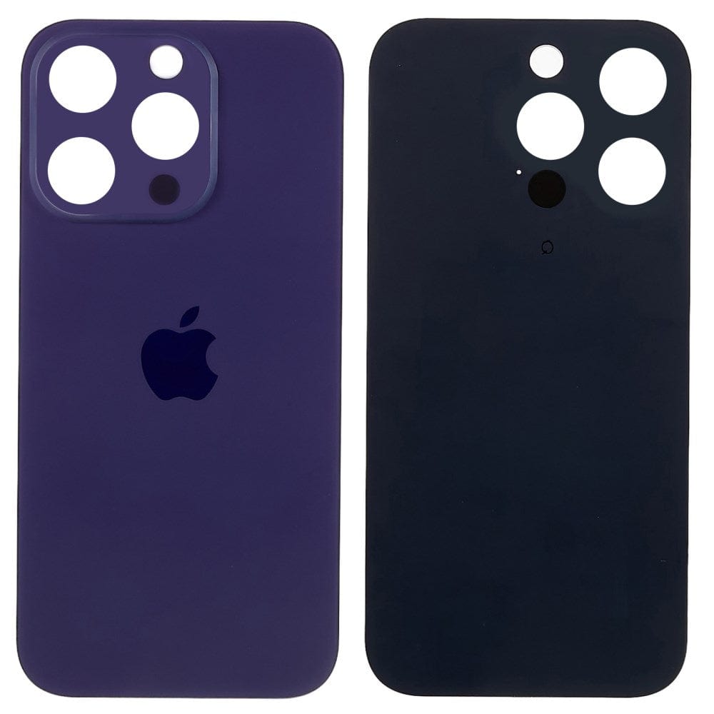 Pièce compatible Vitres arrières Vitre arrière (Adhésif) iPhone 14 Pro Violet intense