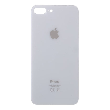 Pièce compatible Vitres arrières Vitre arrière (Adhésif) iPhone 8 Plus Blanc