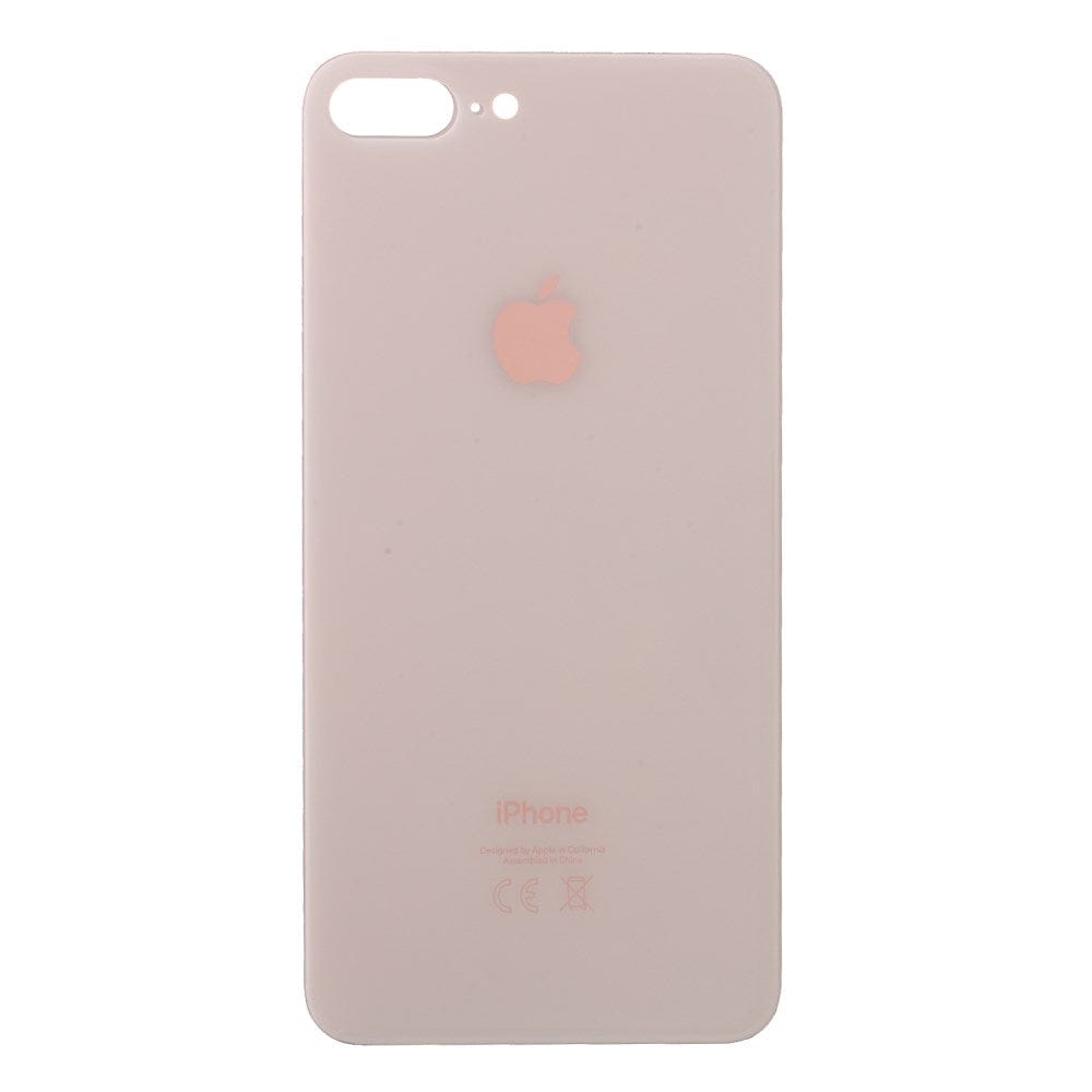 Pièce compatible Vitres arrières Vitre arrière (Adhésif) iPhone 8 Plus Gold