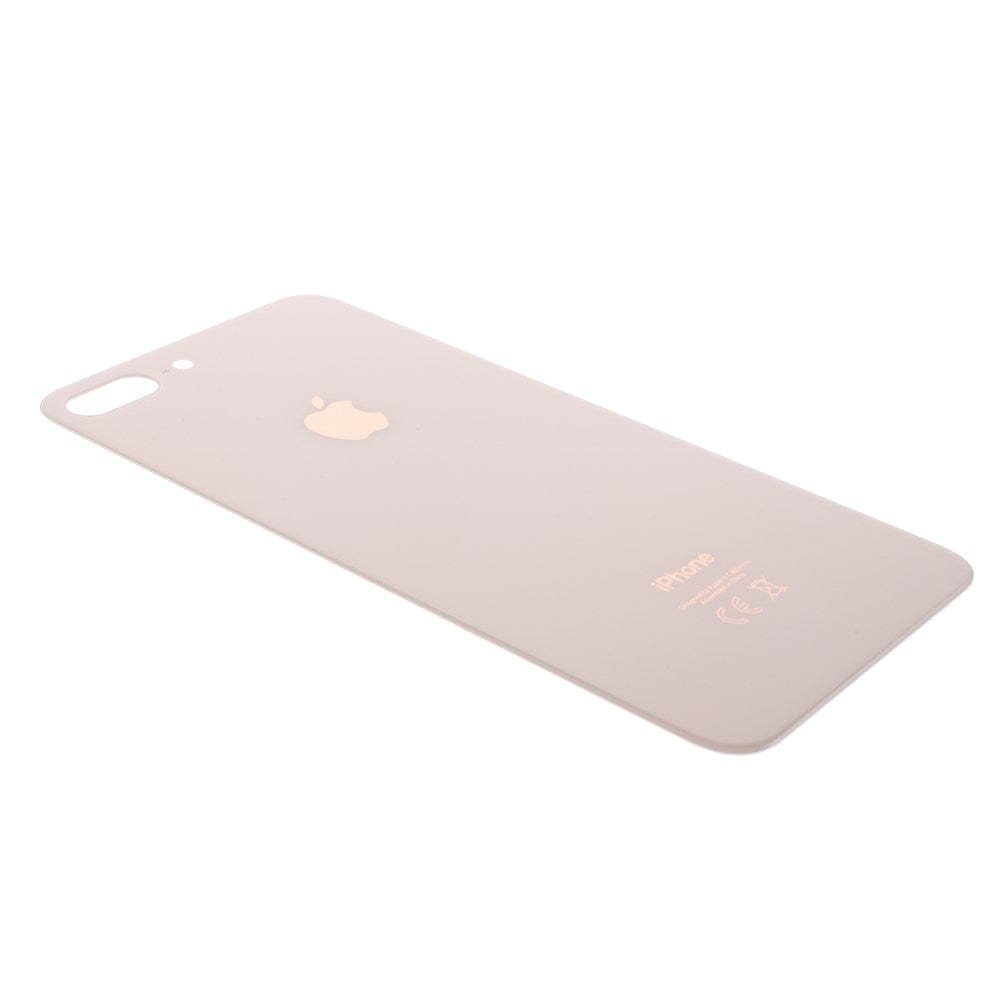 Pièce compatible Vitres arrières Vitre arrière (Adhésif) iPhone 8 Plus Gold