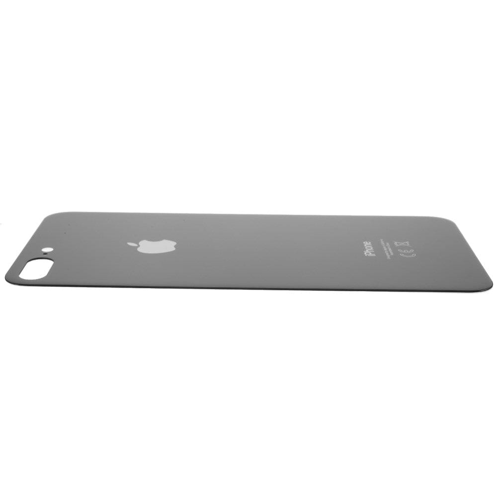 Pièce compatible Vitres arrières Vitre arrière (Adhésif) iPhone 8 Plus Noir