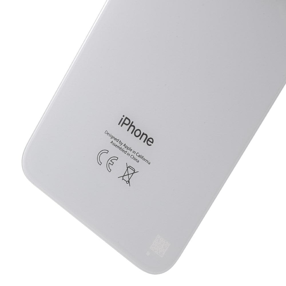 Pièce compatible Vitres arrières Vitre arrière (Adhésif) iPhone X Blanc