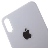 Pièce compatible Vitres arrières Vitre arrière (Adhésif) iPhone X Blanc