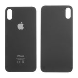 Pièce compatible Vitres arrières Vitre arrière (Adhésif) iPhone X Noir