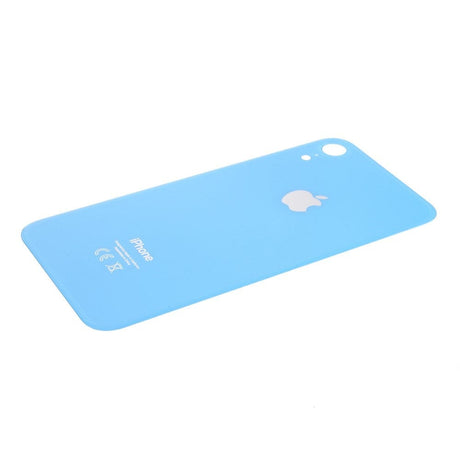 Pièce compatible Vitres arrières Vitre arrière (Adhésif) iPhone Xr Bleu