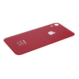 Pièce compatible Vitres arrières Vitre arrière (Adhésif) iPhone Xr Rouge