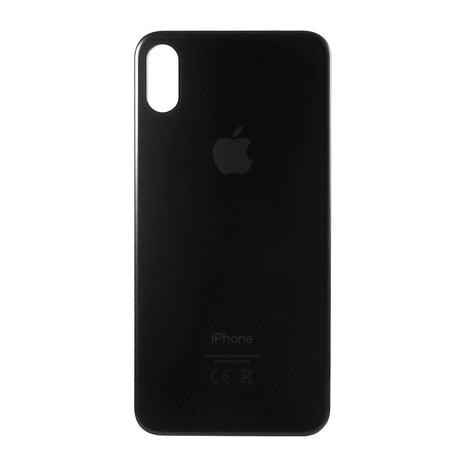 Pièce compatible Vitres arrières Vitre arrière (Adhésif) iPhone Xs Max Noir