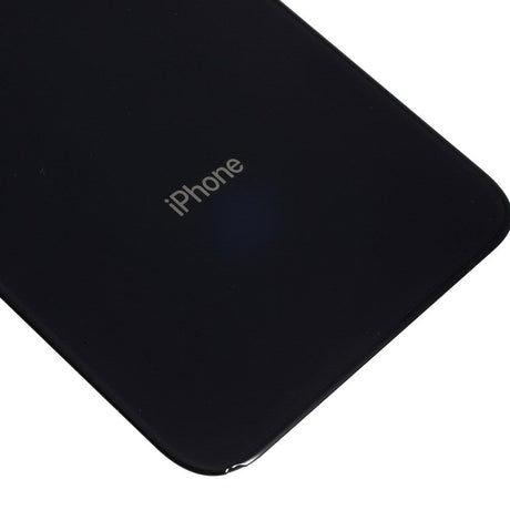 Pièce compatible Vitres arrières Vitre arrière (Adhésif) iPhone Xs Max Noir (Version BIG HOLE)