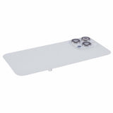 Livraison gratuite Vitres arrières Vitre arrière complète iPhone 15 Pro Blanc (Avec MagSafe)