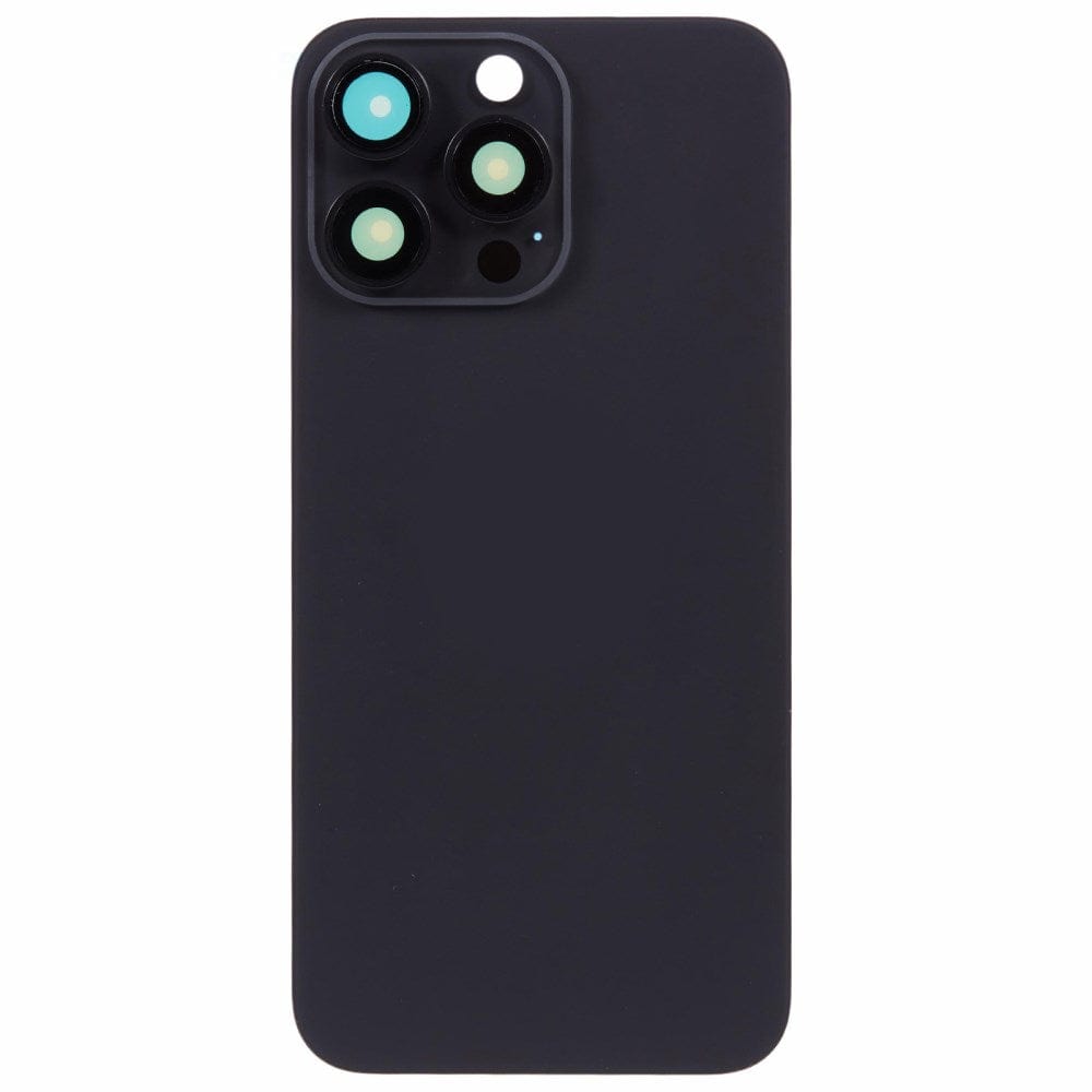 Livraison gratuite Vitres arrières Vitre arrière complète iPhone 15 Pro Noir (Avec MagSafe)