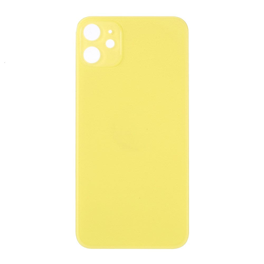 Livraison gratuite Vitres arrières Vitre arrière iPhone 11 Jaune (Big Hole)