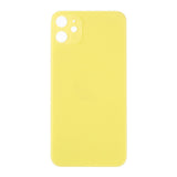 Livraison gratuite Vitres arrières Vitre arrière iPhone 11 Jaune (Big Hole)