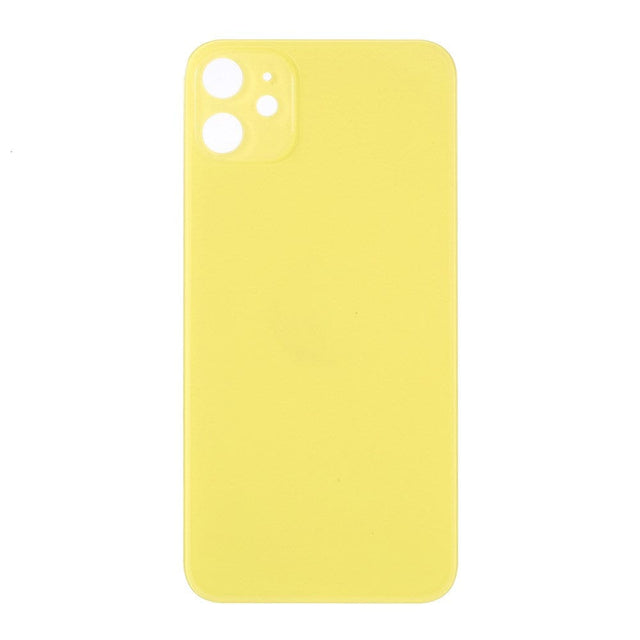 Livraison gratuite Vitres arrières Vitre arrière iPhone 11 Jaune (Big Hole)