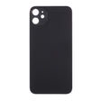 Livraison gratuite Vitres arrières Vitre arrière iPhone 11 Noir (Big Hole)